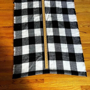 Classic Buffalo check plaid wrap
